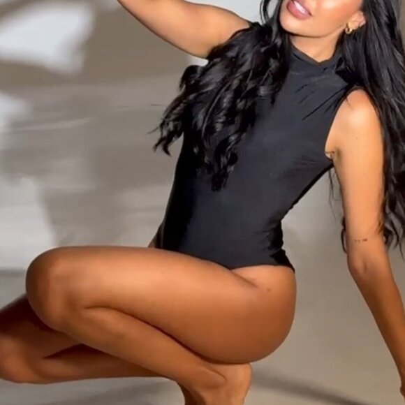 NEW Colombian SMI02253 STAGMI Bodysuit Shaper Black Control Medio Elegant Top+! - Picture 10 of 17